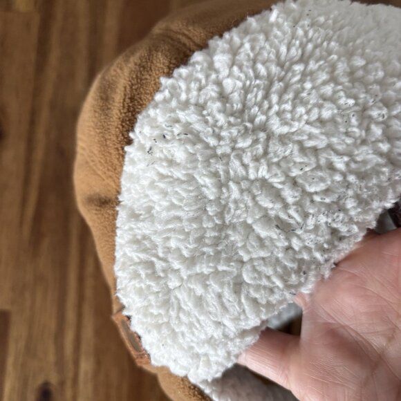 Carhartt Sherpa Lined Little Bubba Hat Ear Flaps Size Infant Toddler Winter Gorp - Picture 4 of 9